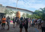 Evauación de personas tras los sismos en Vallarta