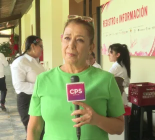 Vicepresidenta de la Cámara Restaurantera de la región, Guadalupe Bayardi.