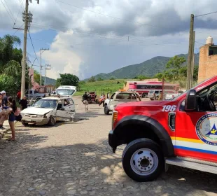 El accidente dejó seis lesionados