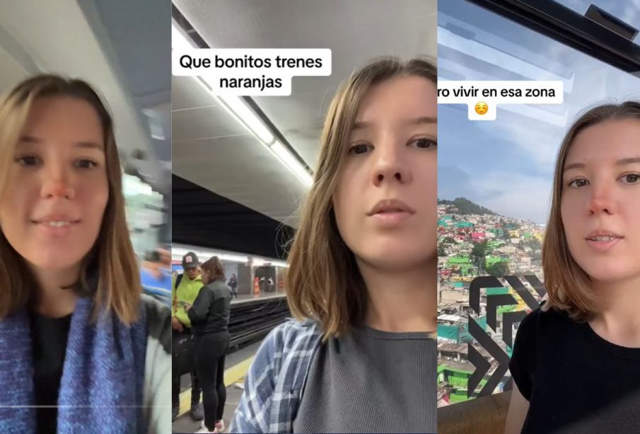 Alla Leonova, enamorada del tren de la CDMX