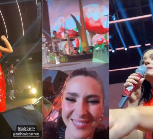 Ariadne Díaz en concierto de Katy Perry en Televisa