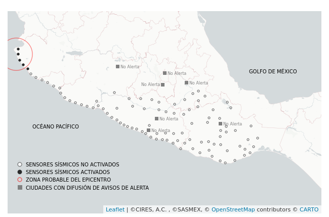 Aviso de sismos en Jalisco