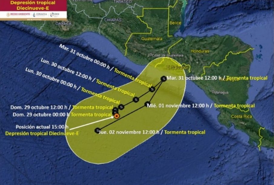 Depresión tropical Diecinueve-E