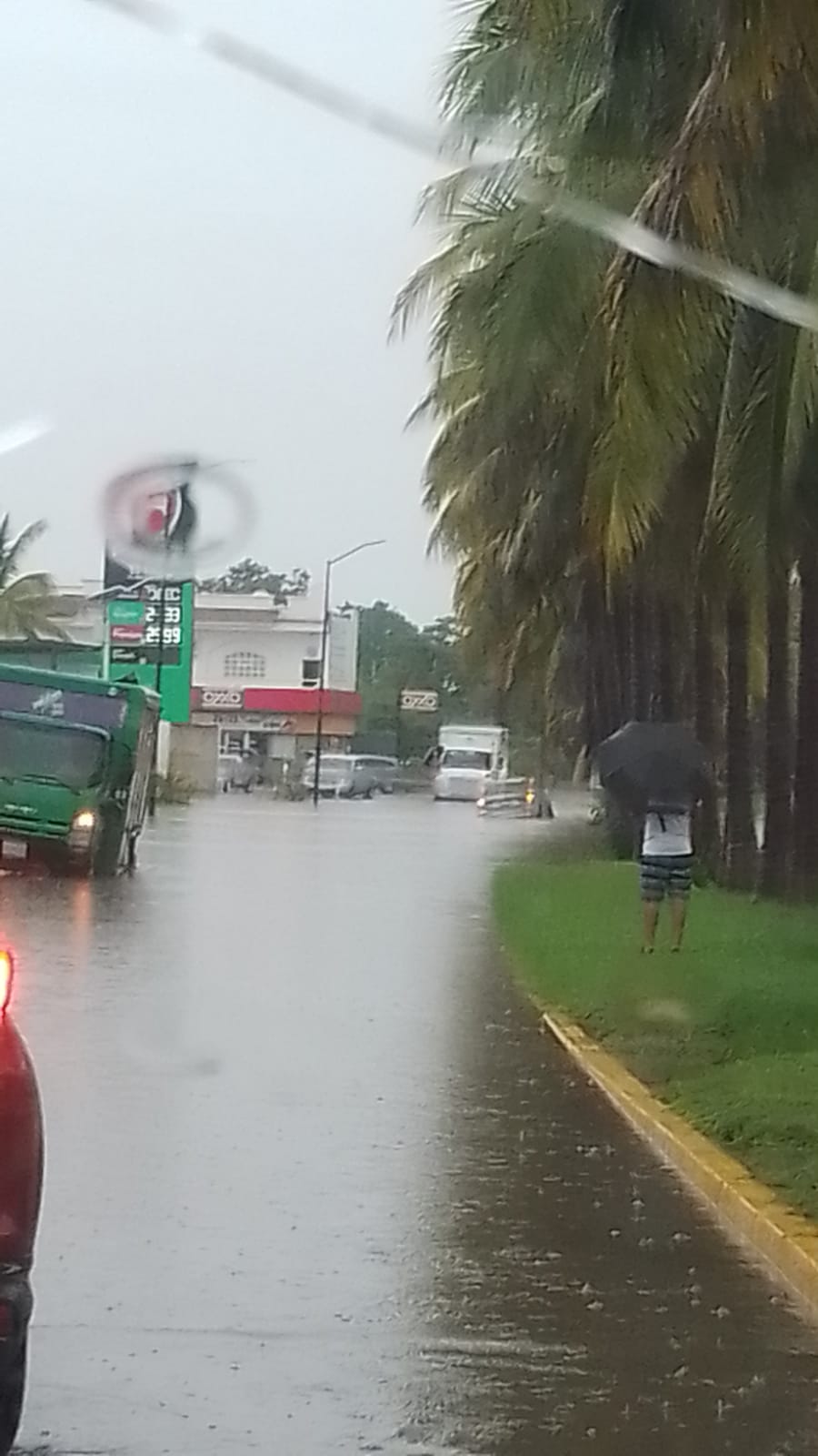 Calle inundada