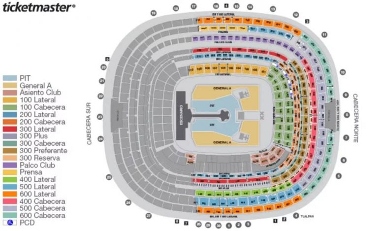 Escenario del Azteca