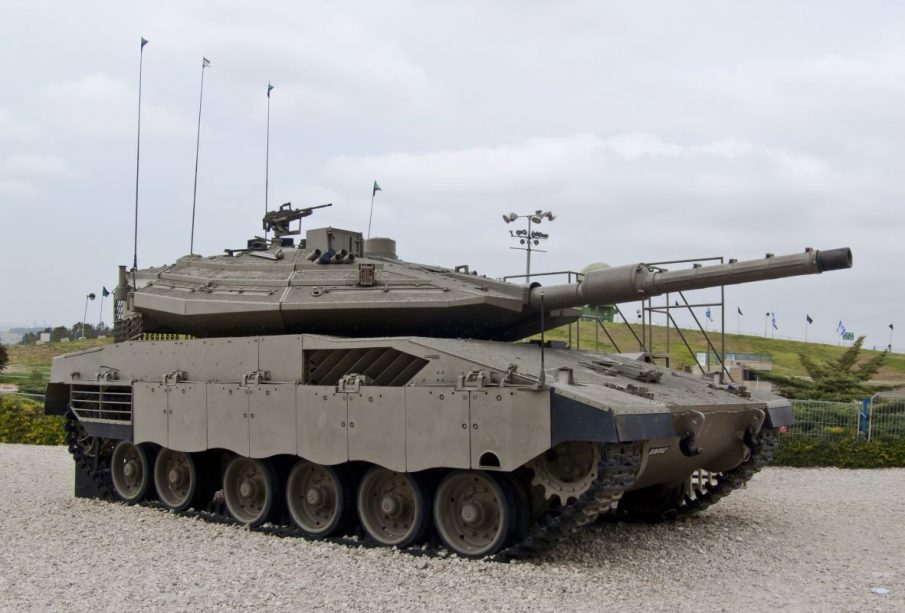 Israel está desplegando el tanque en Gaza