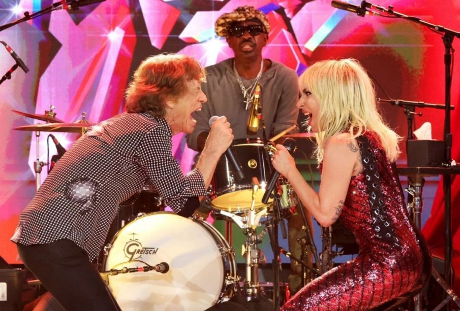 Lady Gaga y Mick Jagger en Nueva York