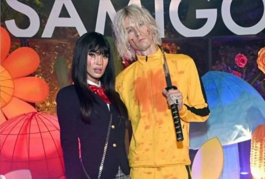 Megan Fox y Machine Gun Kelly en Halloween