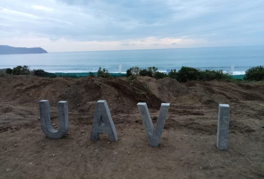 Obra de UAVI en playa Litibú