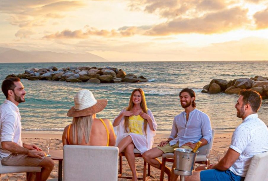 Con los amigos se puede disfrutar Vallarta