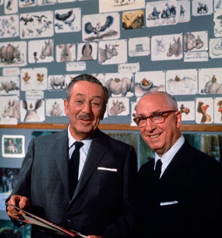 Walt Disney y su hermano Roy O
