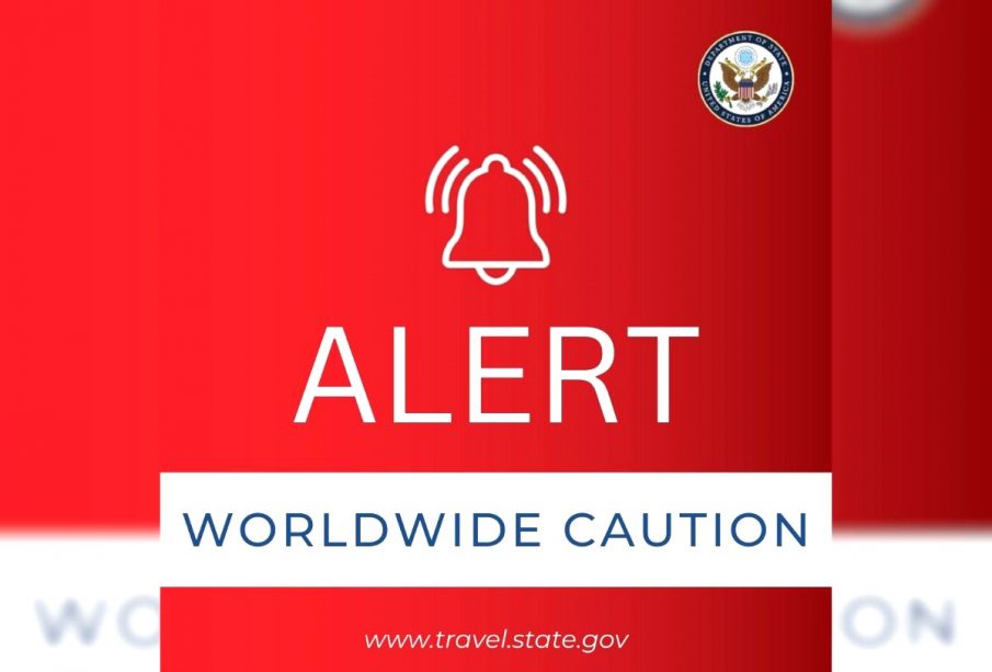 Alerta de viaje mundial de EEUU