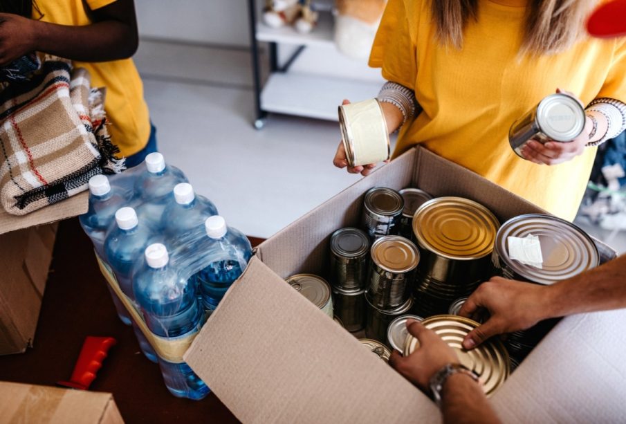 Alimentos para los damnificados