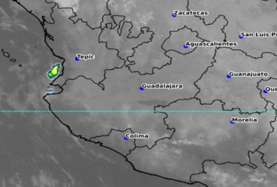 Mapa del clima en Puerto Vallarta