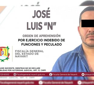 José Luis "N", ficha de detención