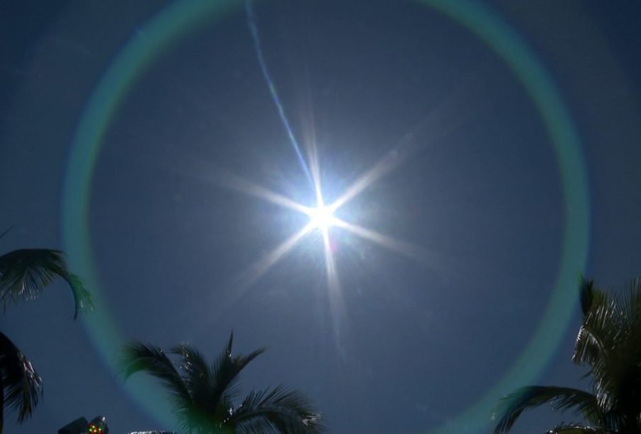 Eclipse solar en Vallarta.