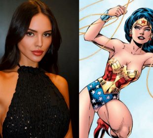 Eiza González como mujer maravilla