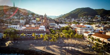 espíritu de Vallarta, vista aérea del centro