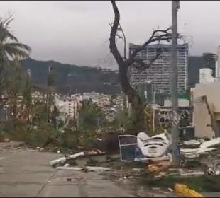 Otis deja desastres en Guerrero.