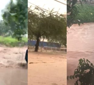 Arroyos crecidos e inundaciones en Vallarta