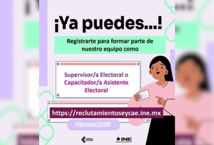 Invitación para registrarse como supervisor o capacitador electoral