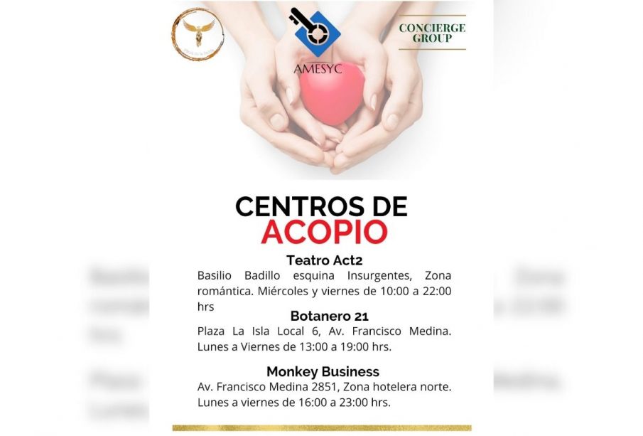 Centros de Acopio solicitando apoyo