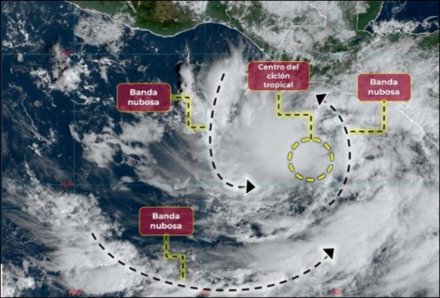 Tormenta tropical Pilar.