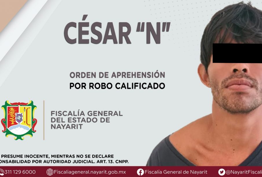 Cesar N, detenido