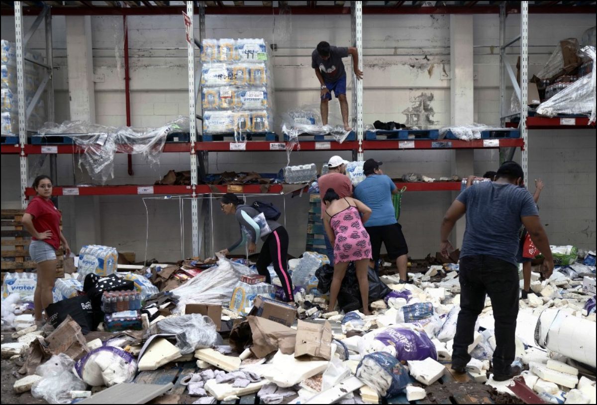 Realizan actos de rapiña en Acapulco.