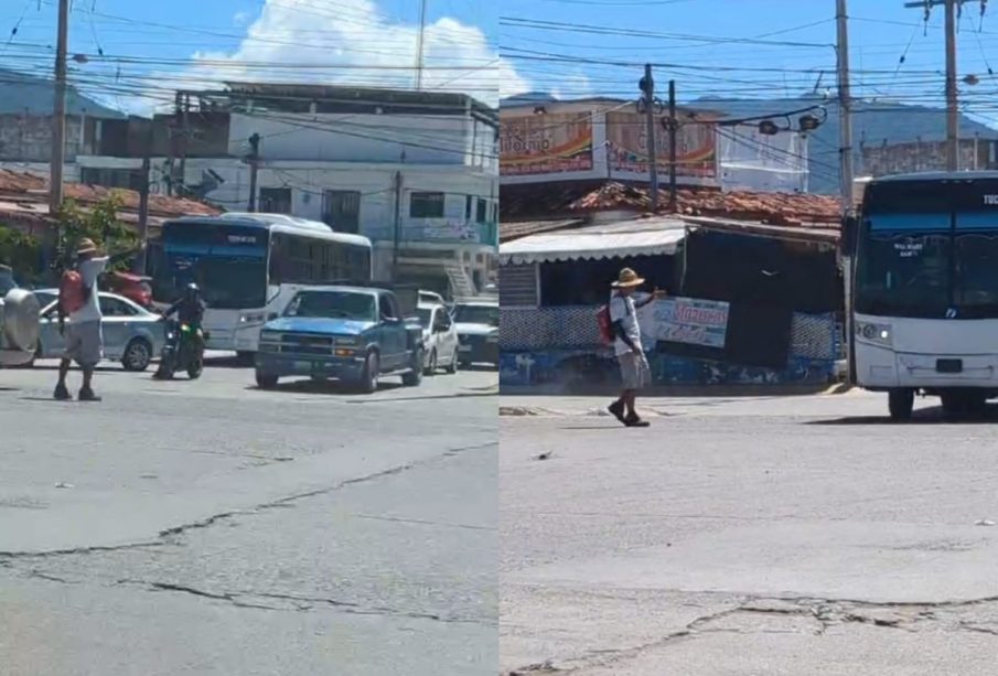 Ciudadanos la hacen de tránsito.