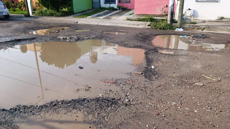 Enormes baches llenos de agua