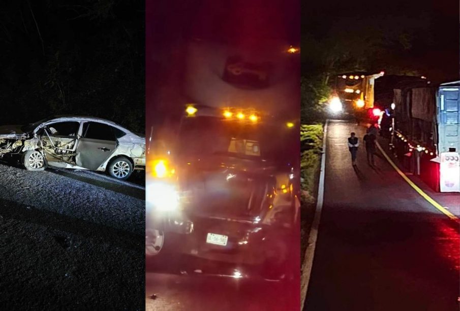 Accidente en carretera 200 en Compostela