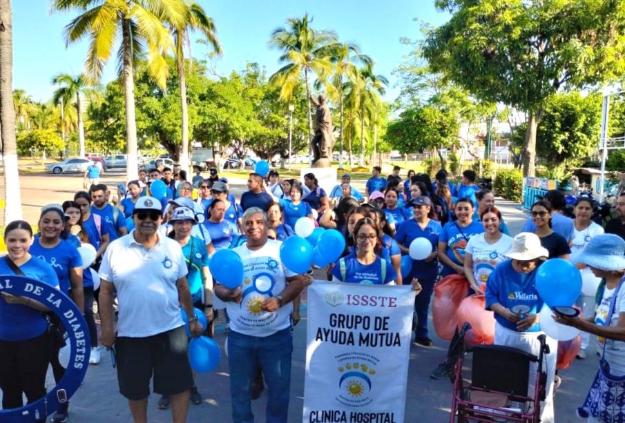 Personas en actividad física por el Día de la Diabetes