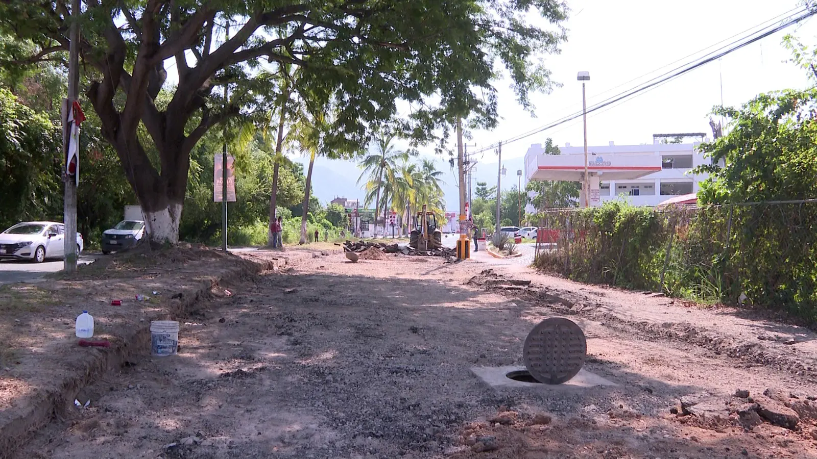 Avenida Prisciliano Sánchez sin pavimentar