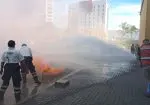 Brigadas en simulacro