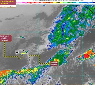 Imagen satelital de la tormenta tropical Ramon