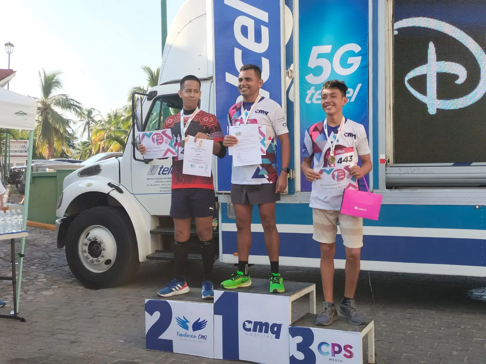 Ireneo Betancourt, ganador de la primera carrera CPS Media
