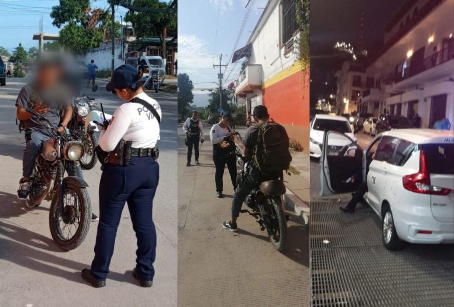 Operativos de tránsito en Puerto Vallarta