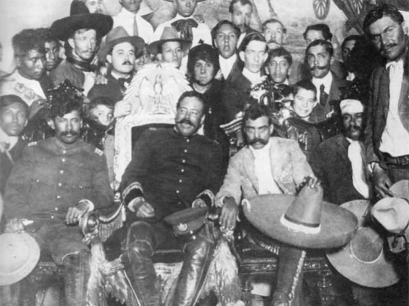 Pancho Villa y Emiliano Zapata