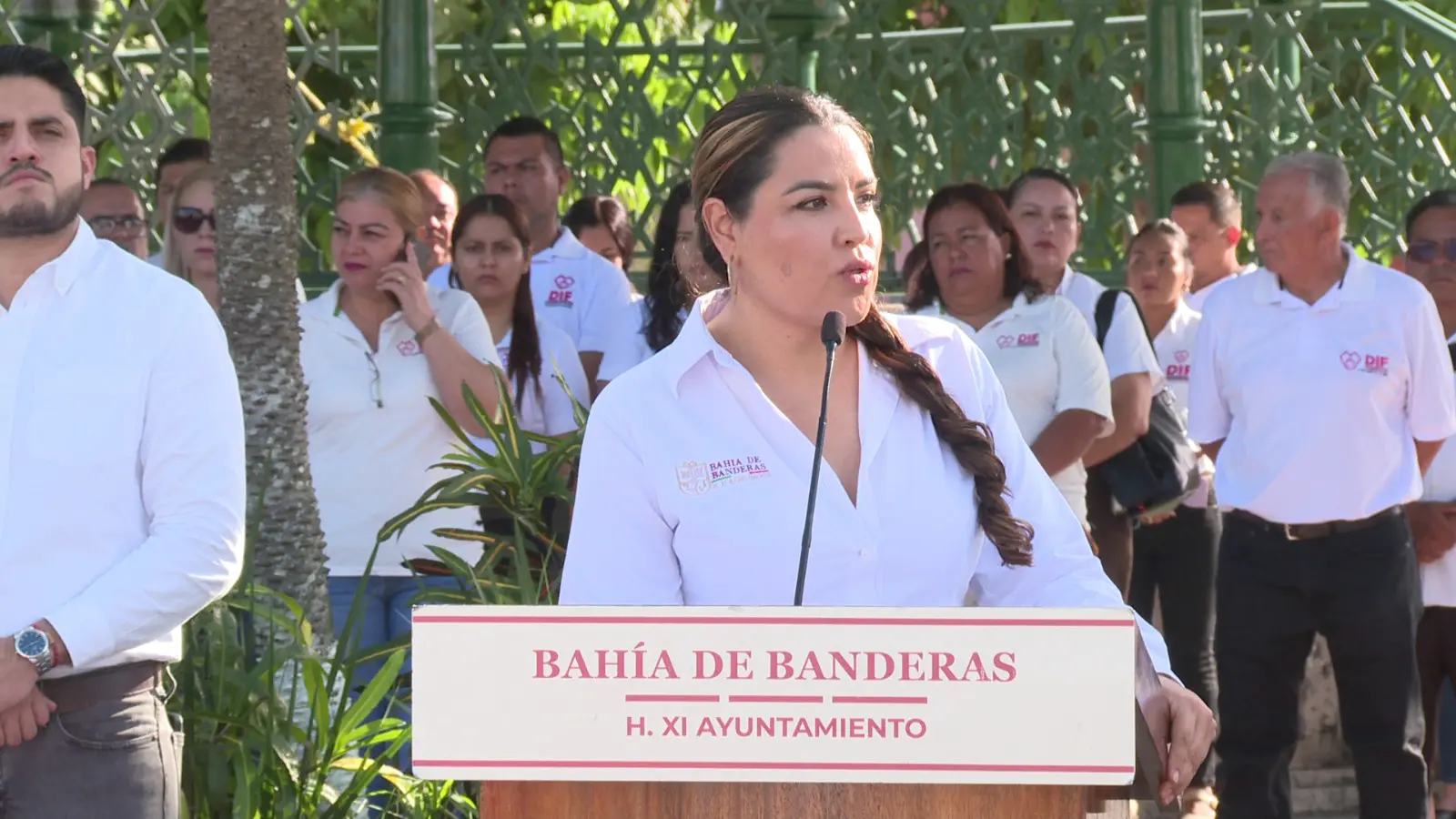 Representantes del ayuntamiento de Bahía de Banderas