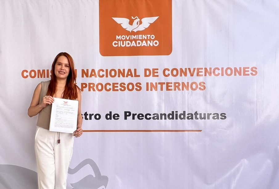 Susana Rodríguez se inscribe en la contienda interna de MC para ser diputada local
