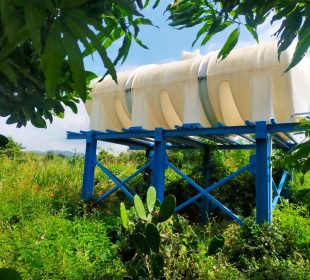 Tanque de agua instaldo en colonia Deja Seapal olvidados a vecinos de Chulavista pero sin uso