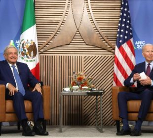 AMLO y Joe Biden en reunión bilateral