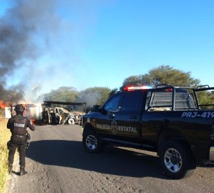 Bloqueos y enfrentamiento en Teocaltiche