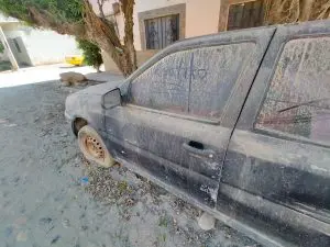 Vehículo abandonado