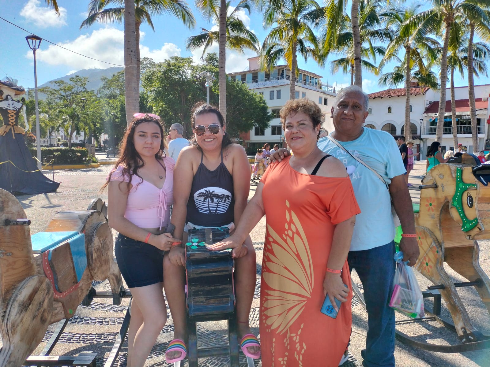 Turistas en Puerto Vallarta