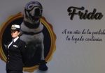 Homenaje a Frida, perrita rescatista