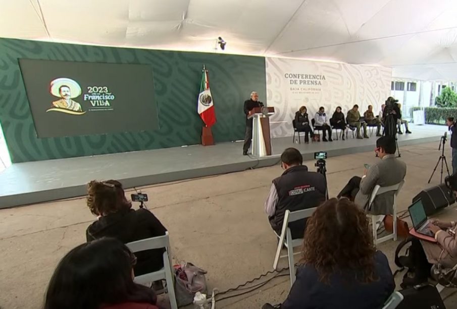 AMLO en la mañanera.