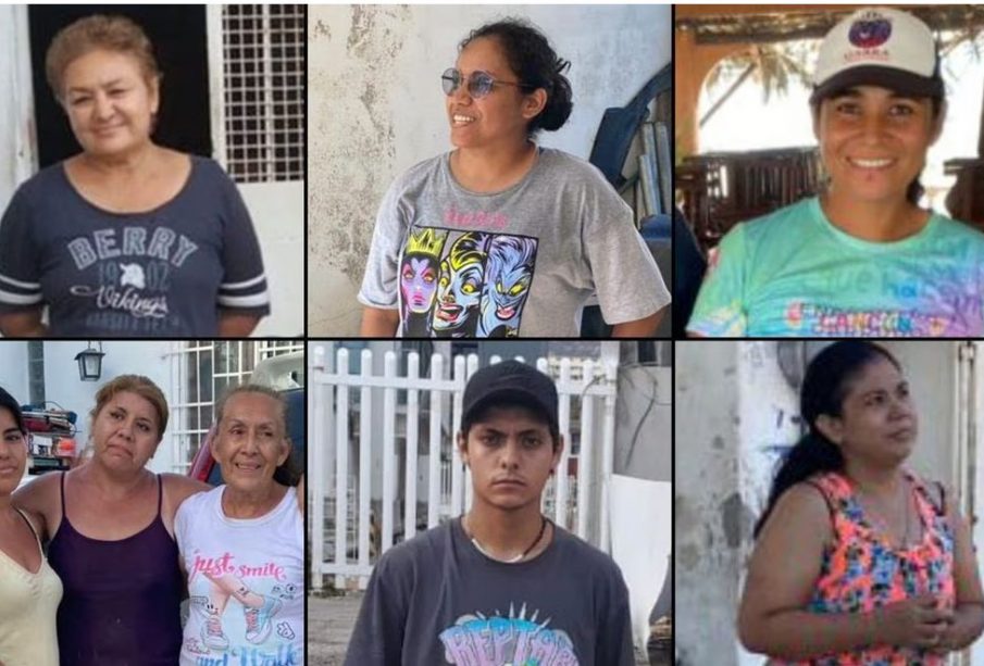 Fotos de las personas localizadas en Acapulco