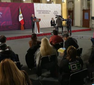 AMLO en la mañanera.